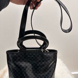 Celine Black Geometric Shoulder Bag